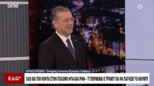 Κατσώνης: Η συνεργασία Ισραήλ –ΗΠΑ είναι φονική μηχανή – Θα επιτεθεί ο Τραμπ στο Ιράν;