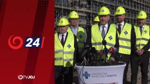 Tlačová beseda prezidenta Petra Pellegriniho k stavbe nemocnice (5.3.2026)