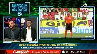 MARATHÓN NO SUPO APROVECHAR SU VENTAJAS NUMÉRICA ANTE REAL ESPAÑA 🟢🟡🚨