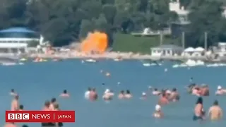 ロシアのビーチ、ウクライナの民家……双方で民間人の死傷続く