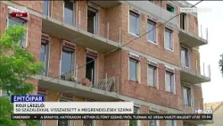 Régen látott mélységekben az építőipar - HírTV