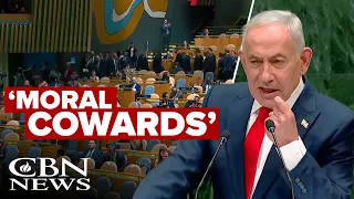 Netanyahu at UN Blasts 'Genocide' Charges, Tells Delegates the Days of 'Defenseless' Jews are Over