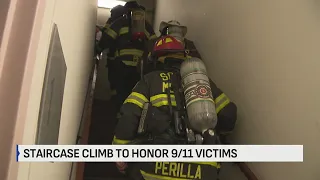 Firefighters across the country climb 110 stairs in 16th annual KC 9/11 Memorial Stair Climb