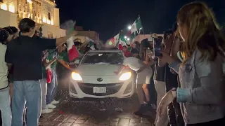 Afición celebra en Durango el triunfo de México sobre Ecuador en el Mundial 2026