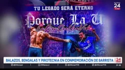 Gunshots, flares, and fireworks during soccer fan memorial
