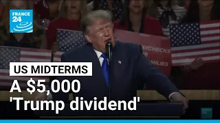 US midterms: Trump touts $5,000 payout if Republicans win • FRANCE 24 English