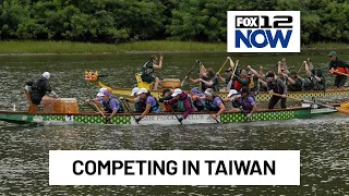 Portland dragon boat team of cancer survivors are competing in Taiwan