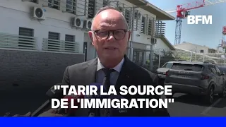 Mayotte: Édouard Philippe calls for "taking back control" of immigration in the archipelago
