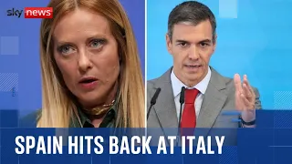 Spain and Italy's clash over Ceuta migrants escalates