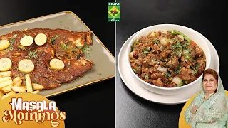 Best of Masala Mornings | Spicy Bhuna Beef, Green Chili Butterflied Fish | Shireen Anwar | Masala Tv