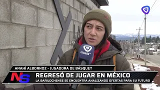 Basketball player Anahí Albornoz returns after playing in Mexico