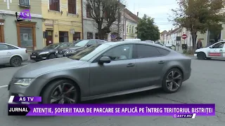 Attention, drivers! Parking fees apply throughout the entire city of Bistrița