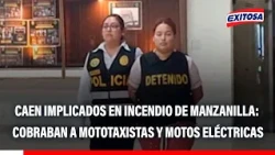🔴🔵 'China Yessenia' and 'Pimpollo' arrested, implicated in Manzanilla fire