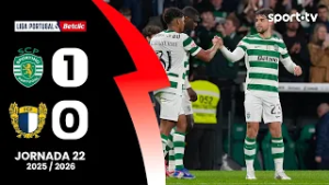 Resumo: Sporting 1-0 Famalicão - Liga Portugal Betclic | sport tv