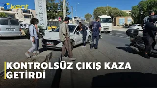 UNCONTROLLED EXIT CAUSED ACCIDENT