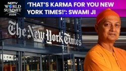 ‘That's Karma For You, New York Times!’, Swami Ji Hits Back Hard  | NDTV WORLD SUMMIT