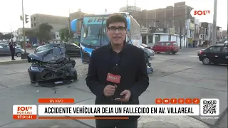 Trujillo: One dead after vehicle accident on Federico Villarreal Ave.