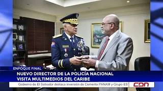 Nuevo director de la Policía Nacional visita Multimedios del Caribe