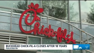 Buckhead Chick‑Fil‑A on Peachtree Road in to close July 31