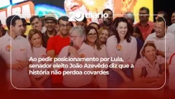 While calling for support for Lula, elected senator João Azevêdo says history does not forgive co...