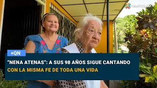 "Nena of Athens": at 98 years old, she continues to sing with the same faith of a lifetime