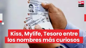 Reniec publica nombres de peruanos inspirados en San Valentín