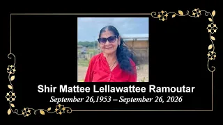 Death Announcement - Shir Mattee Lellawattee Ramoutar