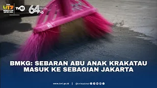 BMKG: Sebaran Abu Anak Krakatau Masuk Ke Sebagian Jakarta