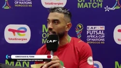 Statement by Idriss Raiss El Fenni, national futsal team player, after winning the Best Player award