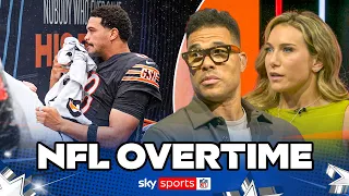 Caleb Williams & Jayden Daniels injury REACTION & Bengals, Raiders, Eagles win! | NFL Overtime