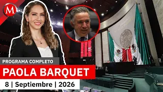 Morena formalizes Senator Inzunza's departure | Paola Barquet, September 8, 2026