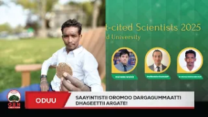 Ogeessa fayyaa “Top 2% scientists”  jedhamanitti  makame
