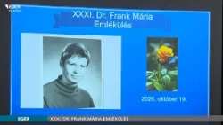 XXXI. Dr. Frank Mária Emlékülés - 2026.10.20.