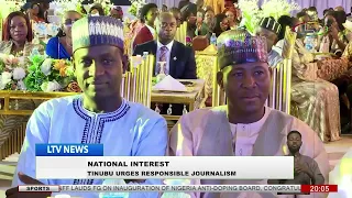 National Interest: Tinubu urges resonsible journalism