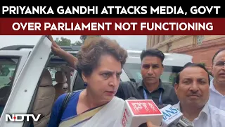 NEET Protest | Priyanka Gandhi Targets PM Modi Over Parliament Absence