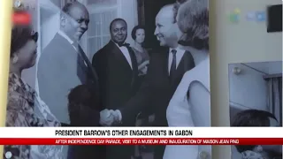 PRESIDENT BARROW, FIRST LADY JOIN GABON’S LEADERSHIP TO HONOUR NATIONAL AND PAN-AFRICAN ICONS.