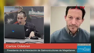 #PescaYAcuiculturaEnMagallanes Carlos Odebret, Presidente de la Asociación de Salmonicultores