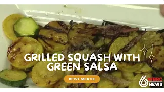 Grilled Squash with Green Salsa