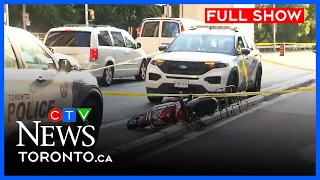 Toronto officer was shot while investigating an e-bike theft | CTV News Toronto Noon Aug 13, 2026
