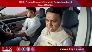 CM Dr. Pramod Sawant Comments On Western Zonal Council Meeting