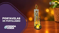 Pointillism Candle Holder | Learn and Sell