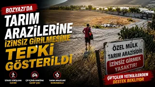 Outrage in Bozyazı over unauthorized entry into farmland @Kanal33mersin