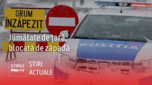 Viscolul a făcut deja ravagii în toată țara: „E blocat tot”
