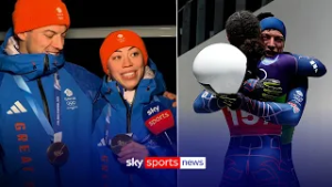 Matt Weston and Tabby Stoecker reflect on winning Team GB's third gold of the Winter Olympics