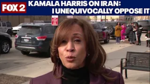 Kamala Harris speaks out about Iran attacks while in Detroit