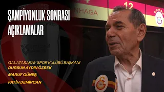 📺 Statements from our Chairman Dursun Aydın Özbek and our executives Maruf Güneş and Fatih Demircan.