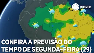 Check out Monday's (13) weather forecast for the entire country