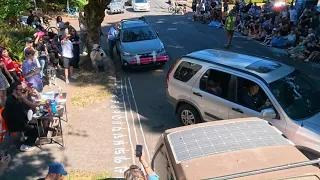 Parallel parking contest in Portland