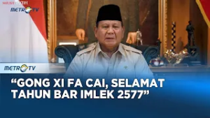 Sambutan Presiden Prabowo pada Perayaan Tahun Baru Imlek Nasional 2026