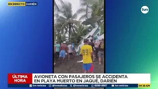 Aeronave se accidentó en Darién; cuatro personas resultan ilesas tras aterrizaje de emergencia